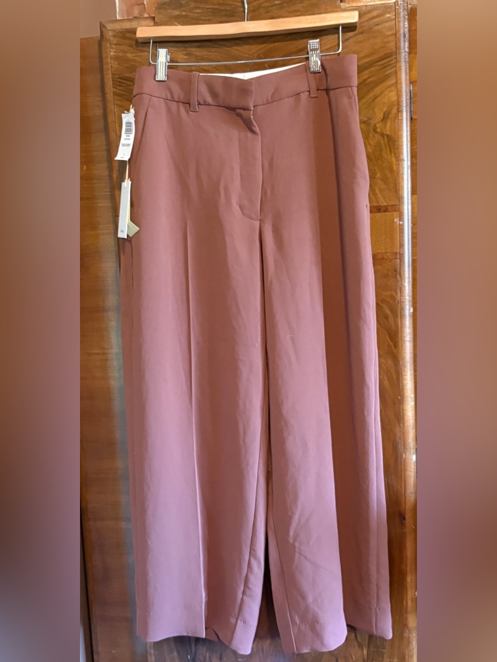 Wilfred Wide-Leg High-Rise Pants in Sorbet